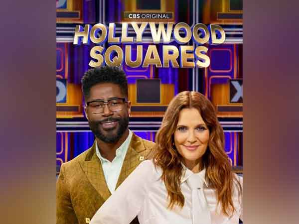 Sets of Hollywood Squares game show build by EJ Krause (Image Source: CBS)