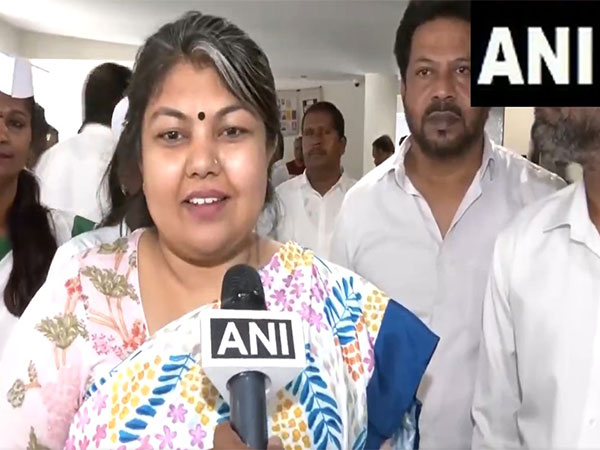 Karnataka Mahila Congress President Sowmya Reddy (Photo/ANI)