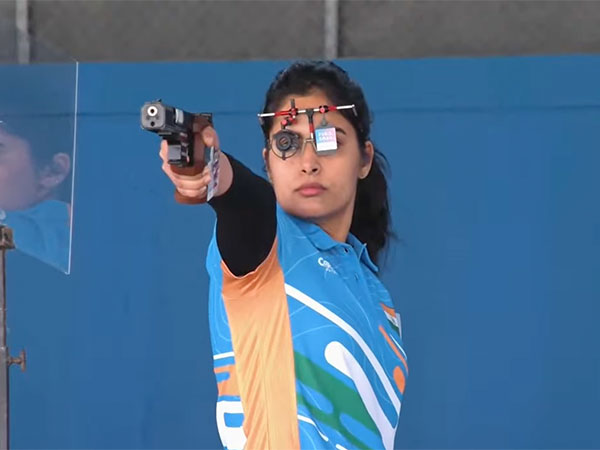 Double Olympic medallist Manu Bhaker (Image: NRAI)