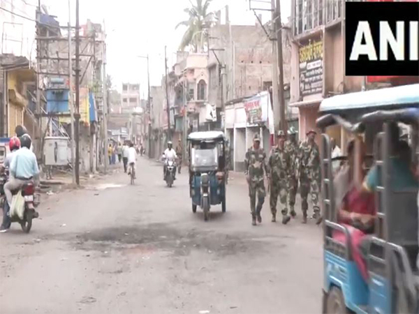 Visuals from Dhuliyan town of Jangipur subdivision of Murshidabad district (Photo/ANI)