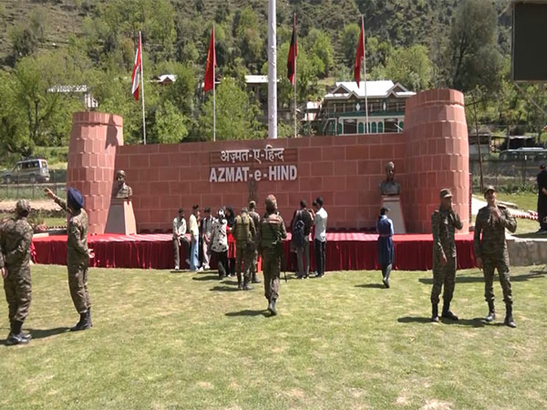 Army's Azmat-e-Hind memorial in Teetwal, Kupwara (Photo/ANI) 