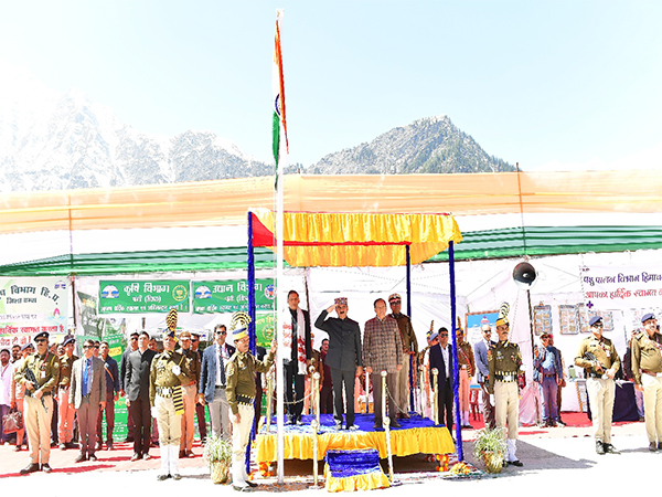 Visuals from the first ever state-level Himachal Day celebrations (Photo/ANI) 