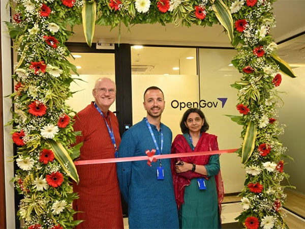 Thiago Sa Freire (President and COO), Terrence Curley (Chief of Staff, R&D), and Rama Jayanti (MD and SVP, R&D) inaugurated OpenGov new office at Pune