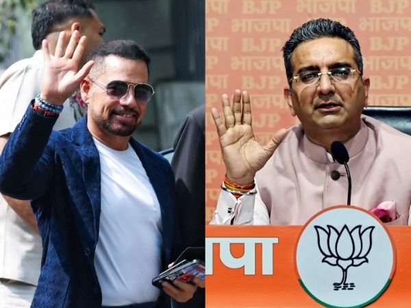 Businessman Robert Vadra and Bharatiya Janata Party (BJP) leader Gaurav Bhatia (Photo/ANI)