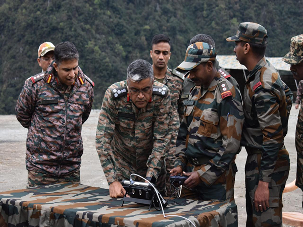 Indian army conducts field exercise in forward areas of Arunachal Pradesh (Photo/ANI)