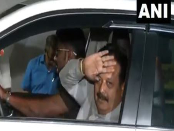 Visuals of leaders arriving at his residence for the meeting (Photo/ANI)