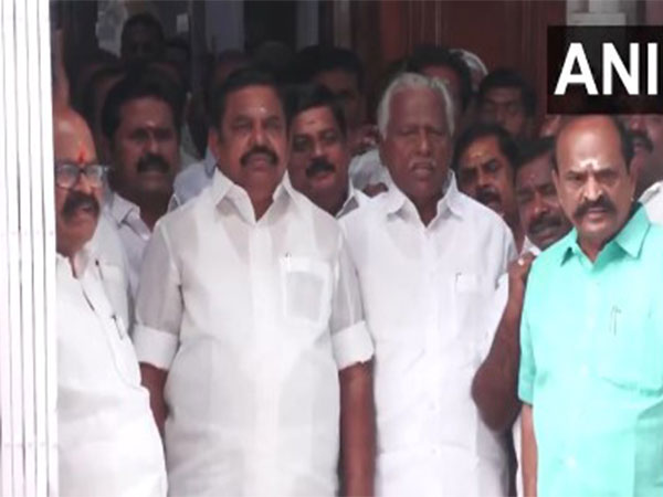 AIADMK General Secretary Edappadi K Palaniswami walks out of Tamil Nadu Assembly (Photo/ANI)