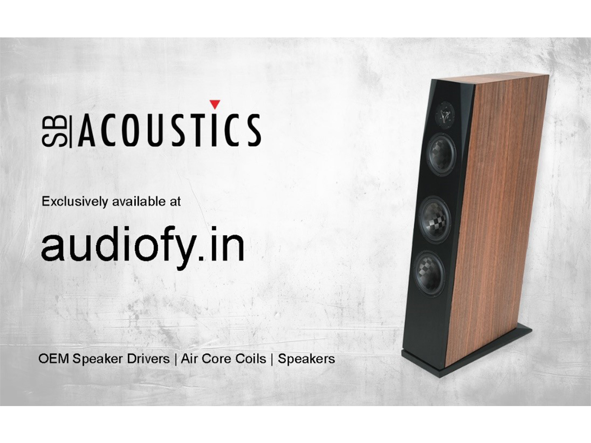 SB Acoustics and SB Audience Now Officially Available in India Through Audiofy Technologies