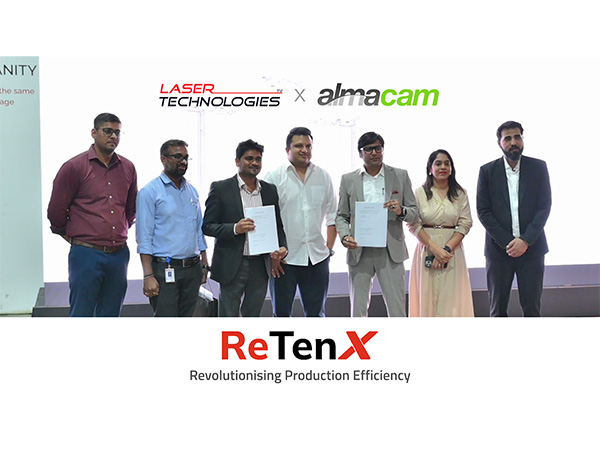  In the photo from left to right: AlmaCAM Team, Himanshu Seth, Sunny Kothari, Rakesh Agarwal, Pankti Agarwal, Rana Pratap Singh