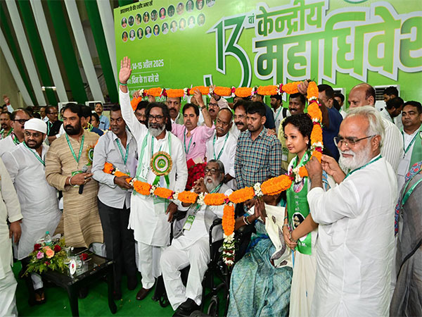 Visual from JMM's 13th central convention (Photo: Hemant Soren/X)