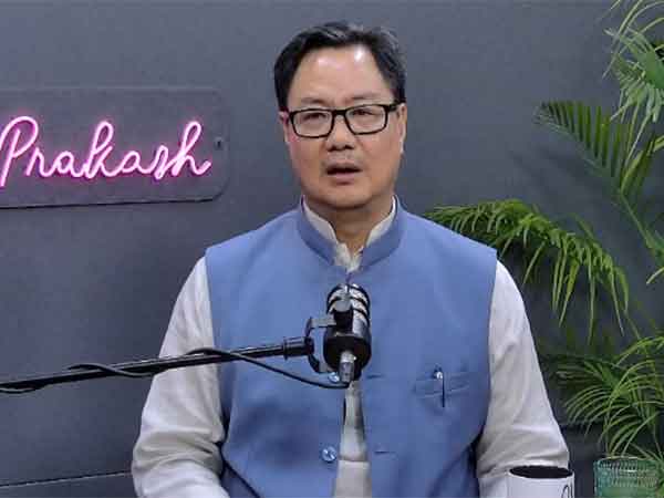 Union Parliamentary Affairs and Minority Affairs Minister Kiren Rijiju (Photo/ANI)