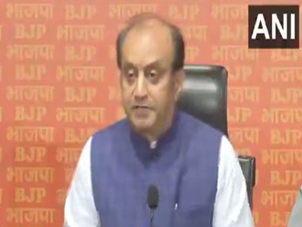 BJP MP Sudhanshu Trivedi. (Photo/ANI)