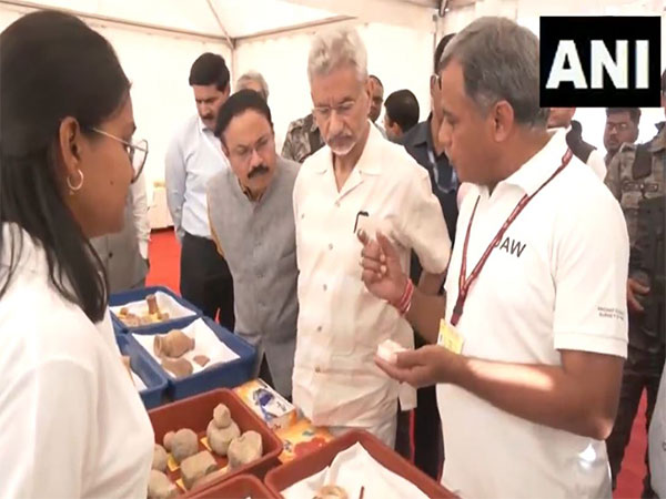 External Affairs Minister Dr S. Jaishankar  at the Archaeological Survey of India (ASI) site at Gujarat's Lothal,  (Photo/ANI)