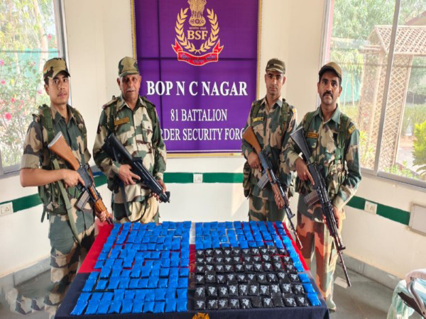 BSF seize Yaba tablets worth 4.5 cr along Indo-Bangladesh border (Photo/BSF)