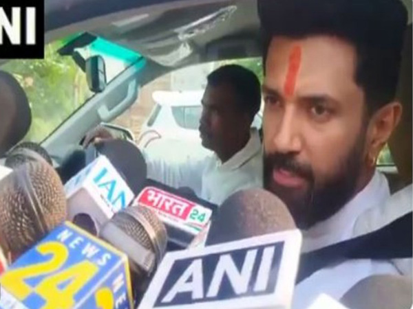 Union Minister and Lok Janshakti Party (Ram Vilas) chief Chirag Paswan (Photo/ANI)