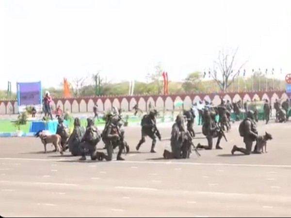 CRPF Jawans carrying out mock drill (Photo/ANI)
