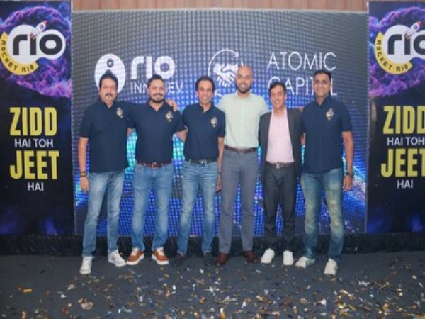 Pankaj Engineer, Sales Head, Rio Innobev; Rohan S, CMO, Rio Innobev; Rahul S, CEO, Rio Innobev; Nikhil Patil, SVP, Atomic Capital; Apoorv Gautam, Founder, Atomic Capital; Rajiv S COO, Rio Innobev