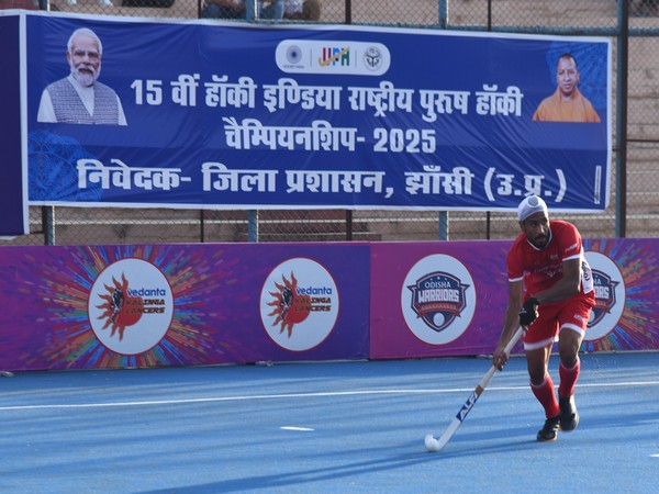 Jugraj Singh in action during 15th Hockey India National Championship 2025 (Image: HI)