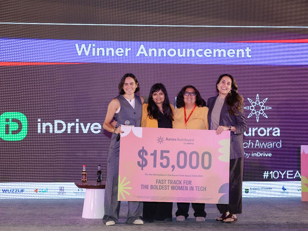 Established in 2020 by inDrive, Aurora Tech Award spotlights female entrepreneurs who drive innovation and create meaningful social impact through technology