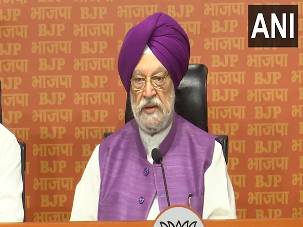  Union Minister and senior BJP leader Hardeep Singh Puri (Photo/ANI)