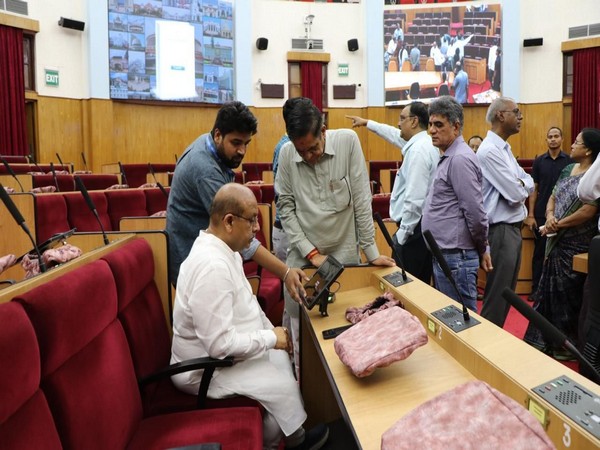 Speaker of the Delhi Legislative Assembly Vijender Gupta (Photo/ANI)