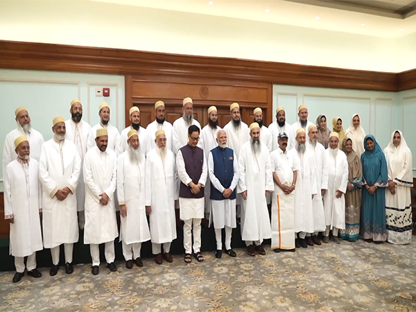 Dawoodi Bohra delegation met Prime Minister Narendra Modi (Photo/ANI)
