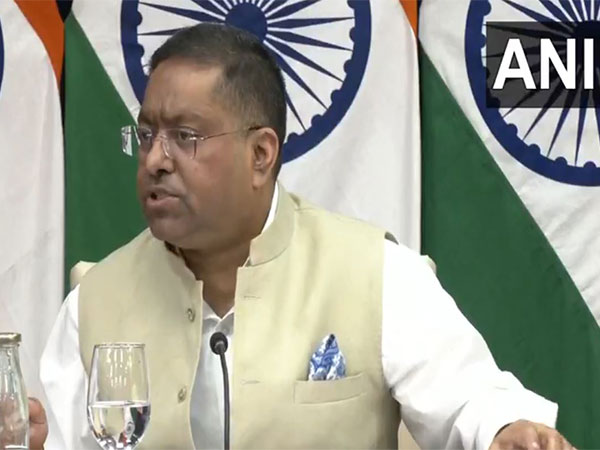 Ministry of External Affairs spokesperson Randhir Jaiswal (Photo/ANI)