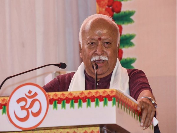 Rashtriya Swayamsevak Sangh (RSS) Chief Mohan Bhagwat (File Photo/ANI)