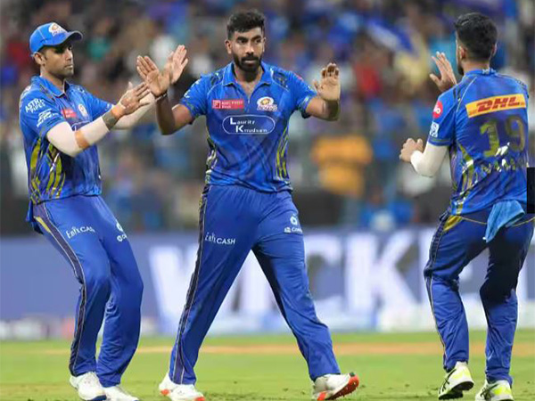 Jasprit Bumrah celebratng a wicket. (Photo- IPL)