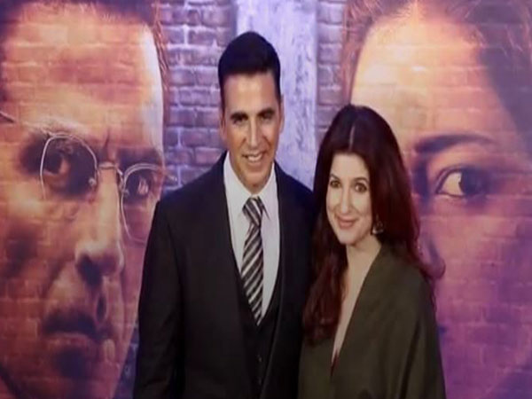 Akshay Kumar and Twinkle Khanna (Image source: ANI)