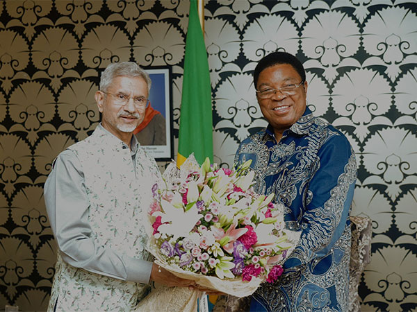 EAM S Jaishankar meets Tanzanian PM Kassim Majaliwa (Photo/@DrSJaishankar)