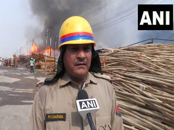 Fire Officer RK Chaurasia  (Photo/ANI)