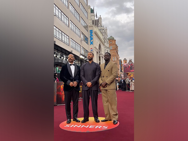 Ryan Coogler (left from center) at Sinners Premiere ( Image source: Instagram/@Warner Bros. UK)