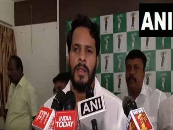 JD(S) leader Nikhil Kumaraswamy (Photo/ANI)