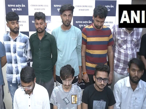 Gujarat Cyber Crime Cell arrests 12 in major inter-state cybercrime operation (Photo/ANI)