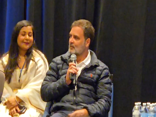 Senior Congress leader Rahul Gandhi in Boston (Photo/Overseas Congress)