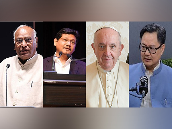Mallikarjun Kharge, Conrad Sangma, Kiren Rijiju condole demise of Pope Francis (Photo: X)  