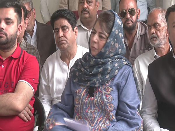 PDP Chief Mehbooba Mufti (Photo/ANI)