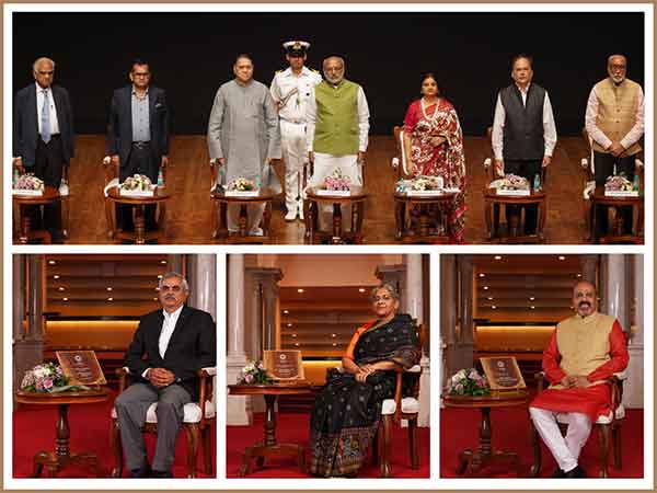Dignitaries and Laureates at Yashraj Bharati Samman 2025 Gratitude Ceremony