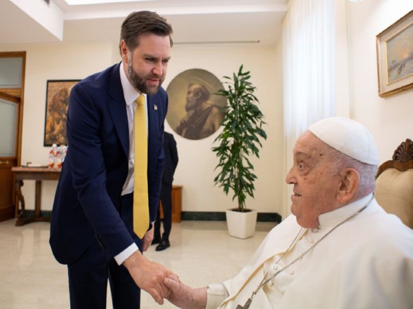 US Vice President JD Vance with Pope Francis (Photo/X@WhiteHouse)
