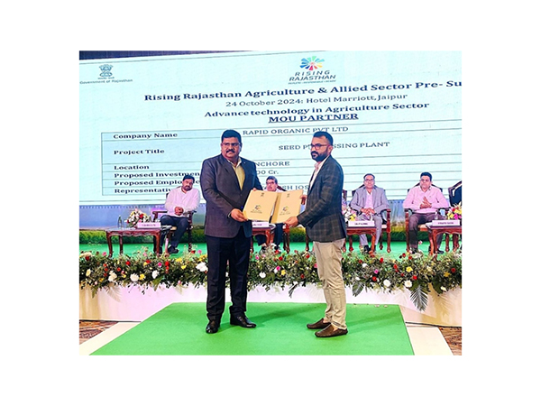 Rapid Organic Signs MOU worth Rs.1200 Lakhs with Government of Rajasthan under ‘Rising Rajasthan’ Initiative