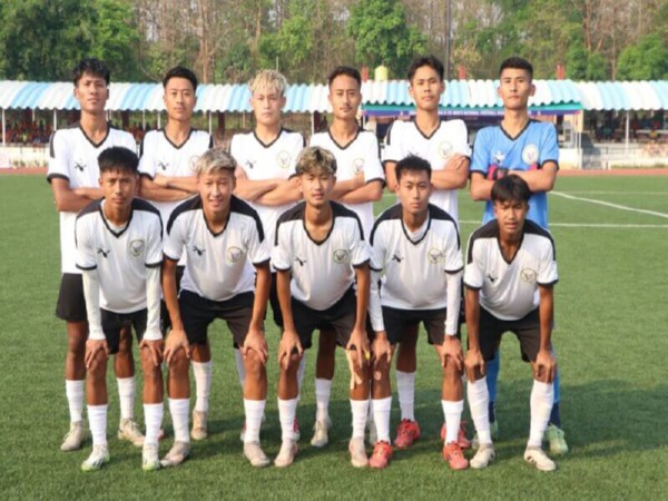 Nagaland team during Swami Vivekananda U20 Men's National Football Championship (Image: AIFF media)