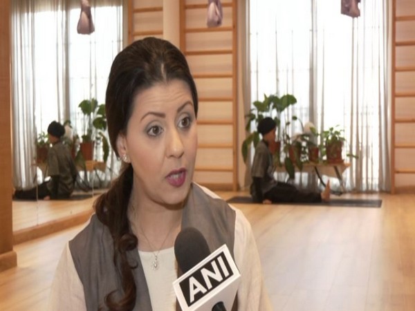 Nouf-Al-Marwaai, the president of Asian Yogasana Sports Federation (AYSF). (Photo- ANI)