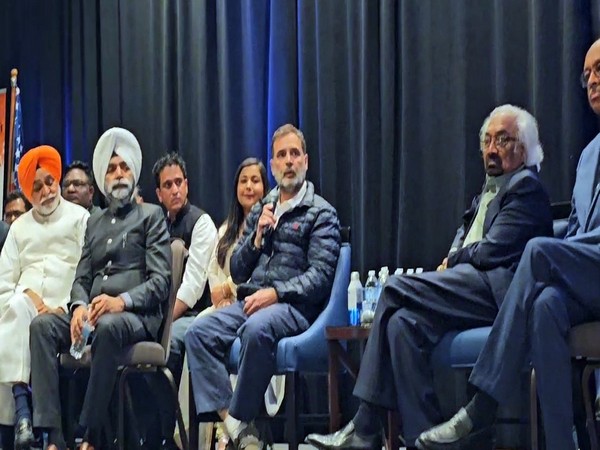Lok Sabha LoP Rahul Gandhi in Boston (Photo/ANI)