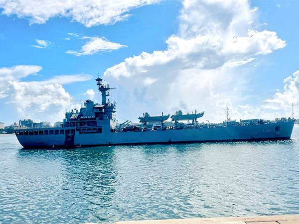 Indian Naval Ships sail from Tanzania (Photo/ X@indiannavy) 