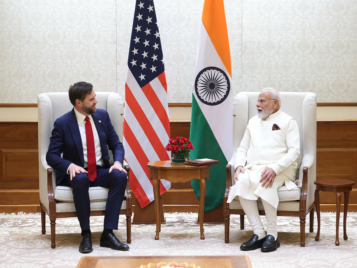 US Vice President JD Vance and Prime Minister Narendra Modi (Photo/X@narendramodi)