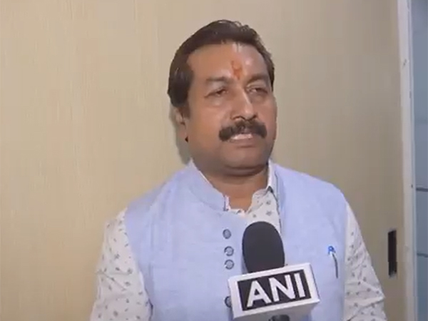 Bihar Congress's Chairman of the Media and Publicity, Rajesh Rathod. (Photo/ANI)