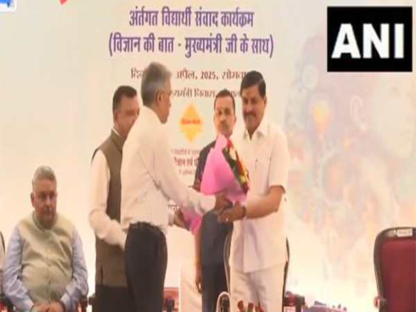 Madhya Pradesh CM Mohan Yadav attended Vigyan Manthan Yatra in Bhopal (Photo/ANI)