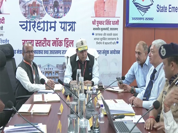 Uttarakhand conducts tabletop exercise for Chardham Yatra at Dehradun (Photo/ANI)