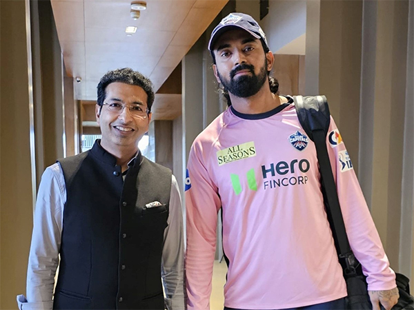 KL Rahul at The Centrum, Lucknow, with Sarvesh Goel